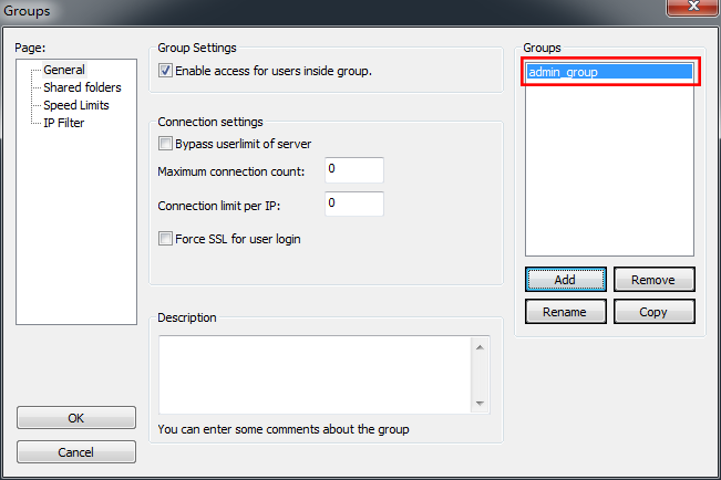 FileZilla Server ftp 服务器下通过alias别名设置虚拟目录(多个分区)(图6)