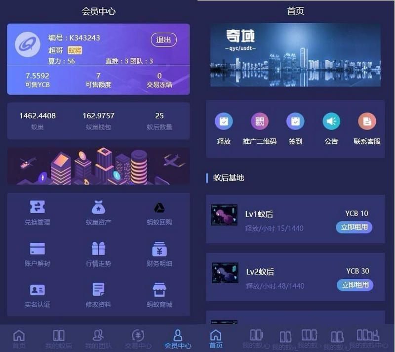 疯狂蚂蚁挖矿区块链模式源码