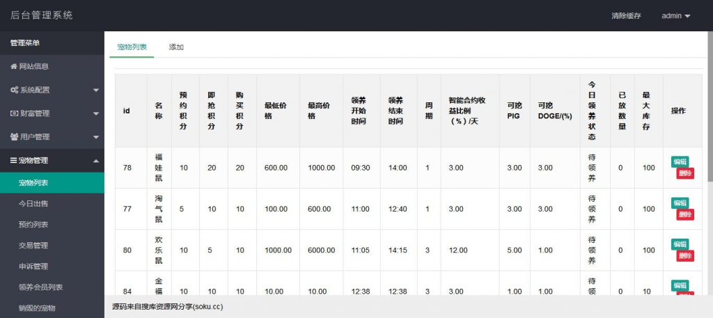 新版区块鼠非你莫鼠区块狗宠物养殖源码(图3) æ°çåºåé¼ éä½ è«é¼ åºåçå® ç©å
»æ®æºç 