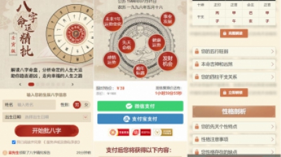 八字精批付费测算系统源码/测桃花运网站系统源码/完美对接支付结算