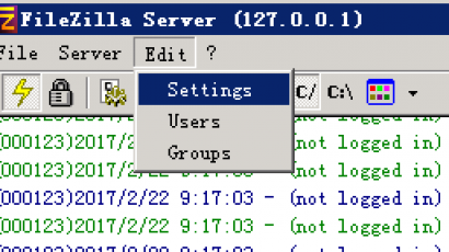 Filezilla server配置FTP服务器中的各种问题与解决方法
